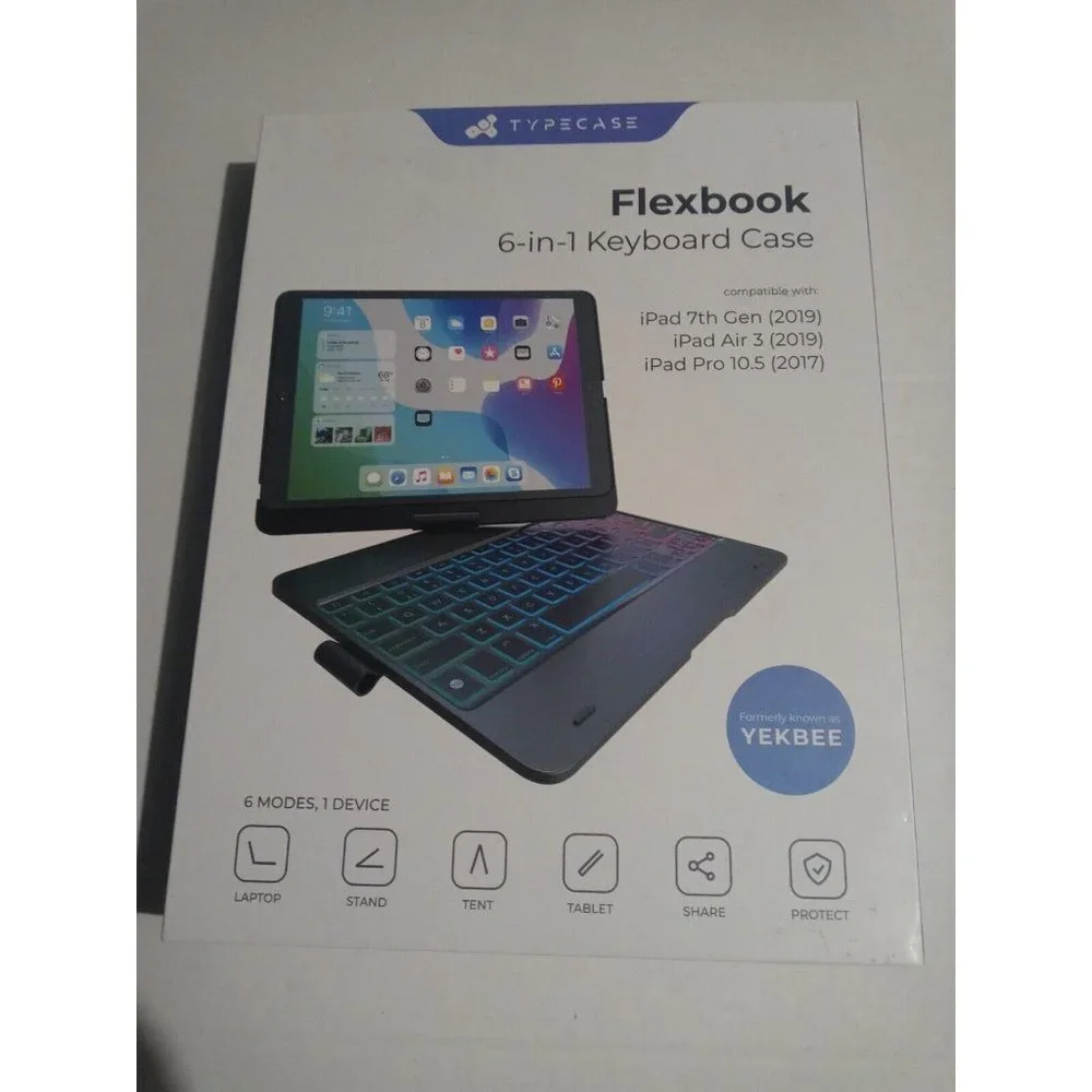Typecase Flexbook Touch 6-in-1 Keyboard Case for iPad Pro 10.5  (2017)  Ocean
